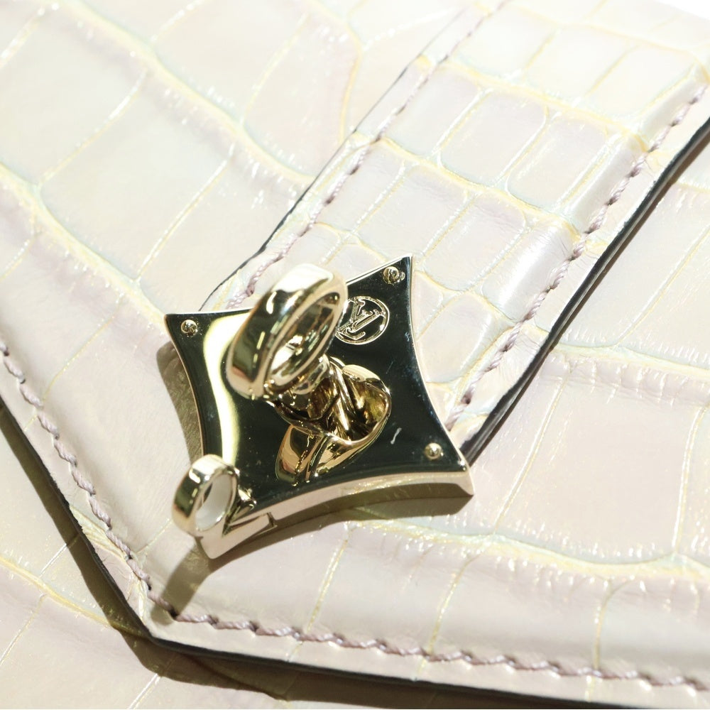 LOUIS VUITTON(ルイヴィトン) ローズデヴァン エキゾチック ミニ 2WAYバッグ ショルダーバッグ ハンドバッグ ゴールド金具 ホワイト N82224