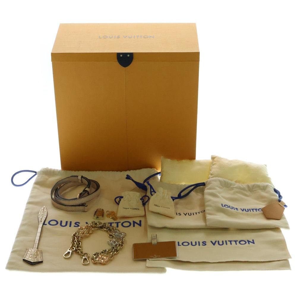 LOUIS VUITTON(ルイヴィトン) ローズデヴァン エキゾチック ミニ 2WAYバッグ ショルダーバッグ ハンドバッグ ゴールド金具 ホワイト N82224