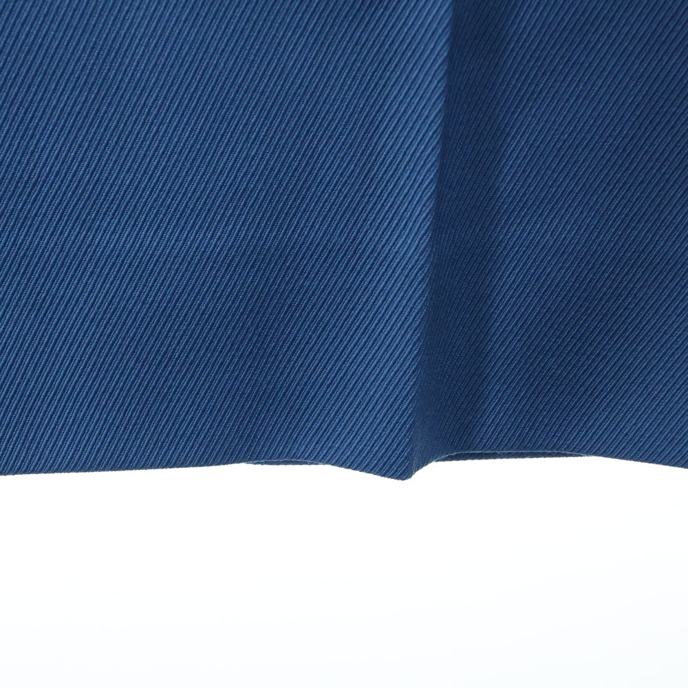 FENDI(フェンディ) ステッチデザイン ウール 2タック ワイドストレート スラックスパンツ トラウザーズ ブルー FR6240 A8D5