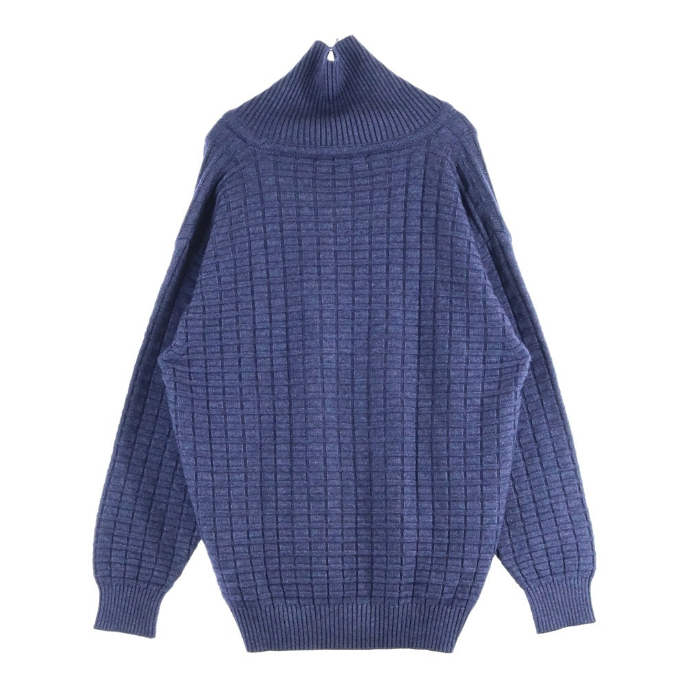 dunhill(ダンヒル) タートルネック カシミヤニットセーター ブルー