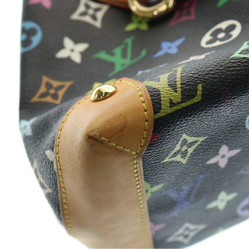 LOUIS VUITTON(ルイヴィトン) モノグラム マルチカラー オードラ チェーンハンドバッグ ブラック PVC×レザー M40048