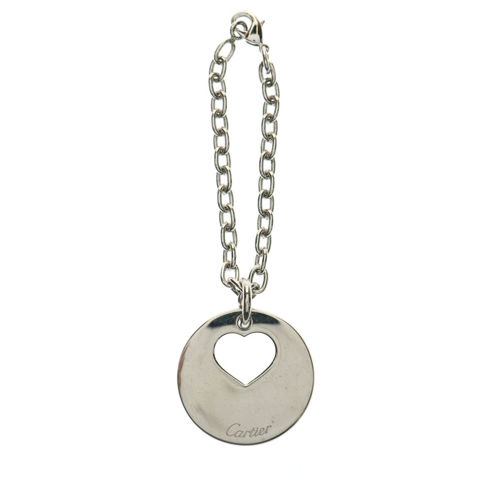 Cartier(カルティエ) キーチャーム ハートモチーフプレート シルバー チャーム GP