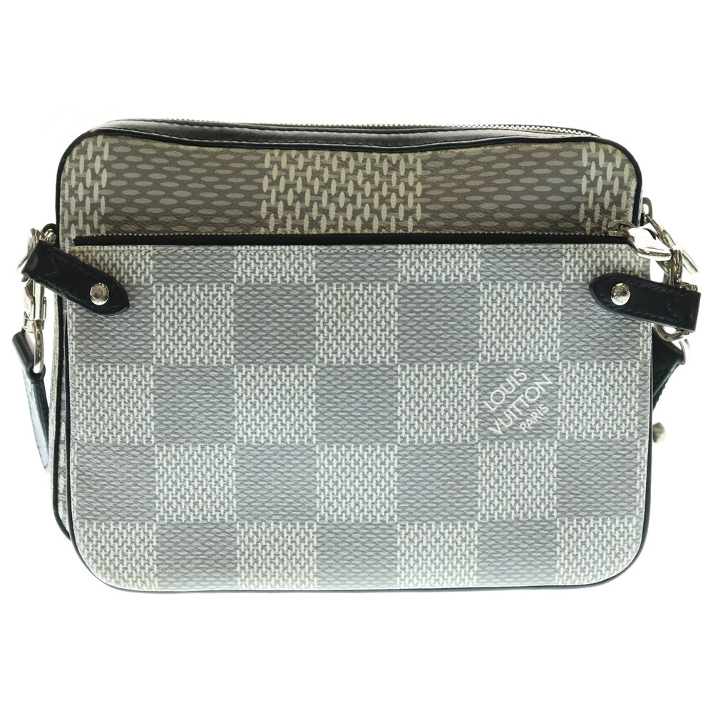 LOUIS VUITTON(ルイヴィトン) ダミエ・グラフィット トリオ メッセンジャーバッグ ショルダーバッグ グレー PVC×レザー N50027
