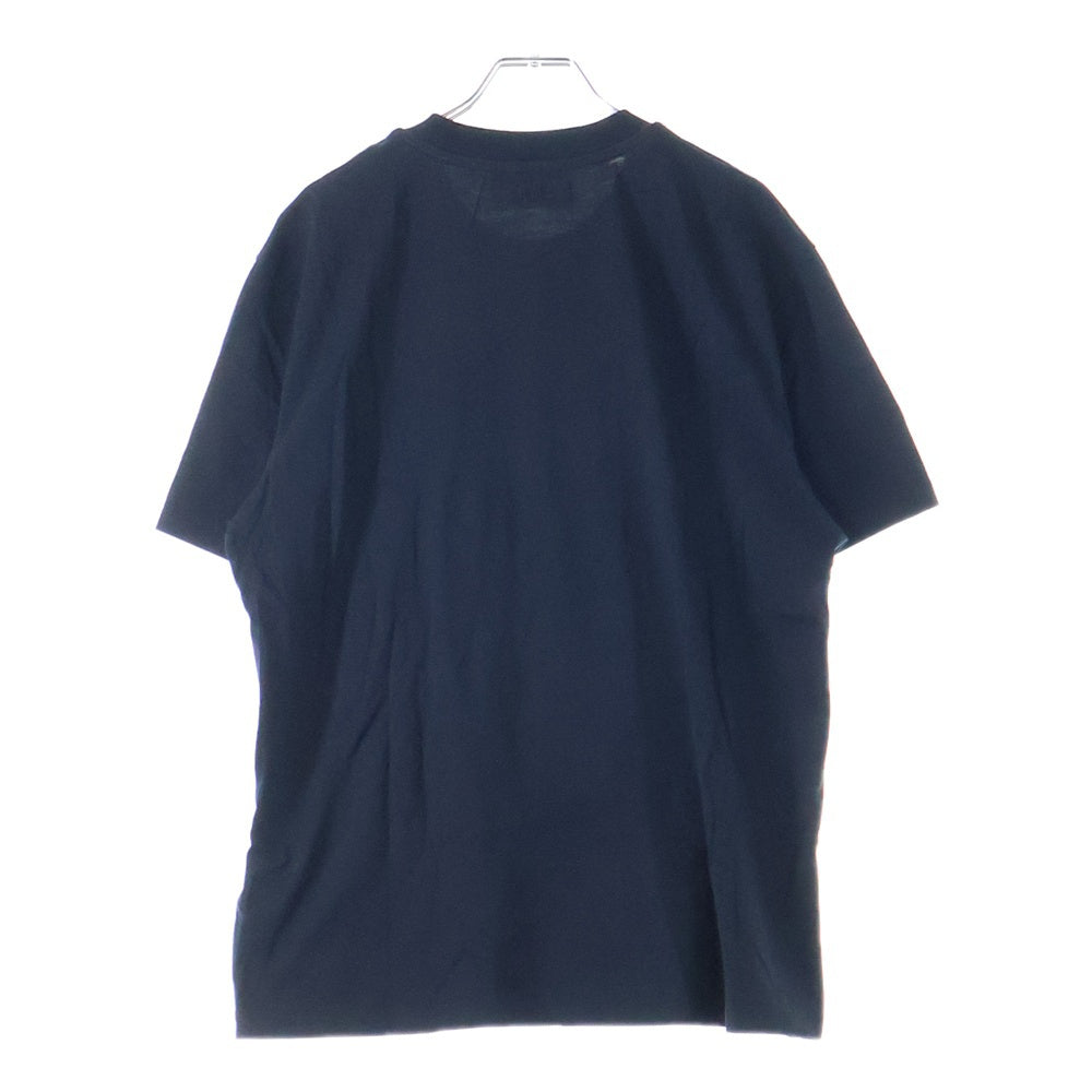 ami paris(アミパリス) Ami de Coeur アミ ドゥ クール ハートロゴ 刺繍 クルーネック 半袖Tシャツ カットソー ブラック UTS003.724