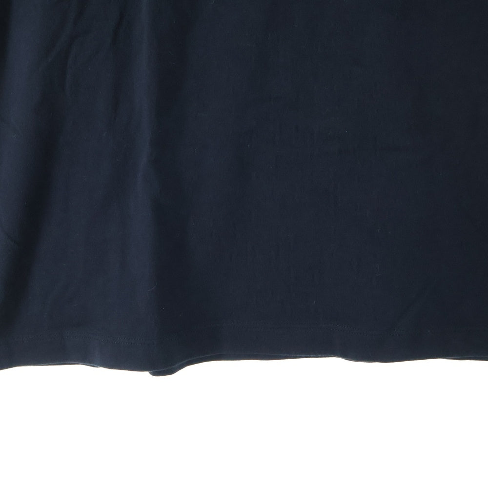 ami paris(アミパリス) Ami de Coeur アミ ドゥ クール ハートロゴ 刺繍 クルーネック 半袖Tシャツ カットソー ブラック UTS003.724