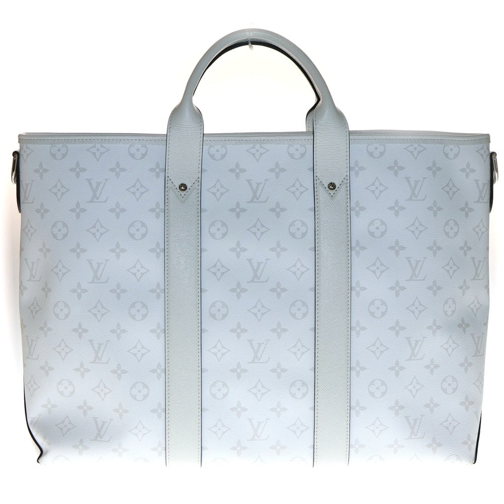 LOUIS VUITTON(ルイヴィトン) ウィークエンドトートNM タイガラマ モノグラム PVC レザー ハンド トートバッグ ホワイト M30919