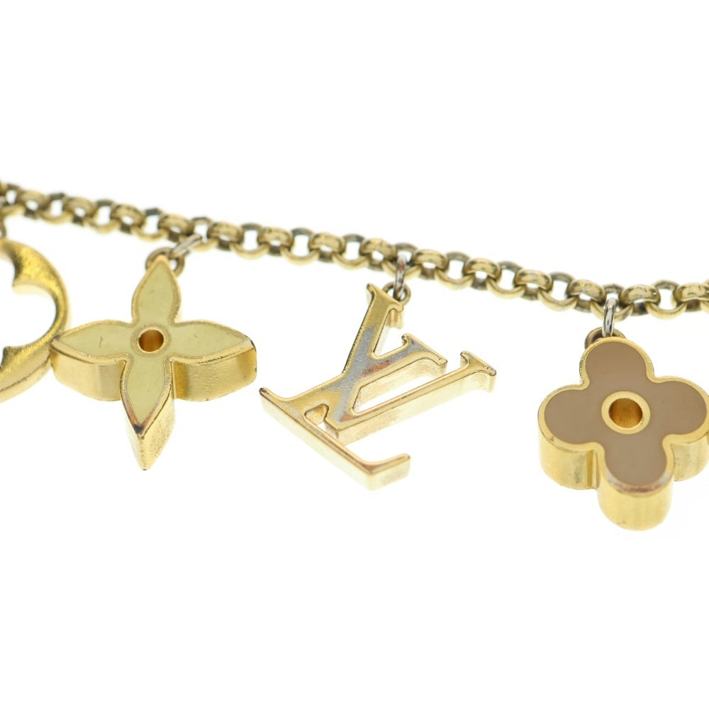 LOUIS VUITTON(ルイヴィトン) バッグチャーム チェーンフルール ドゥ モノグラム フラワー ゴールド/ベージュ M65111