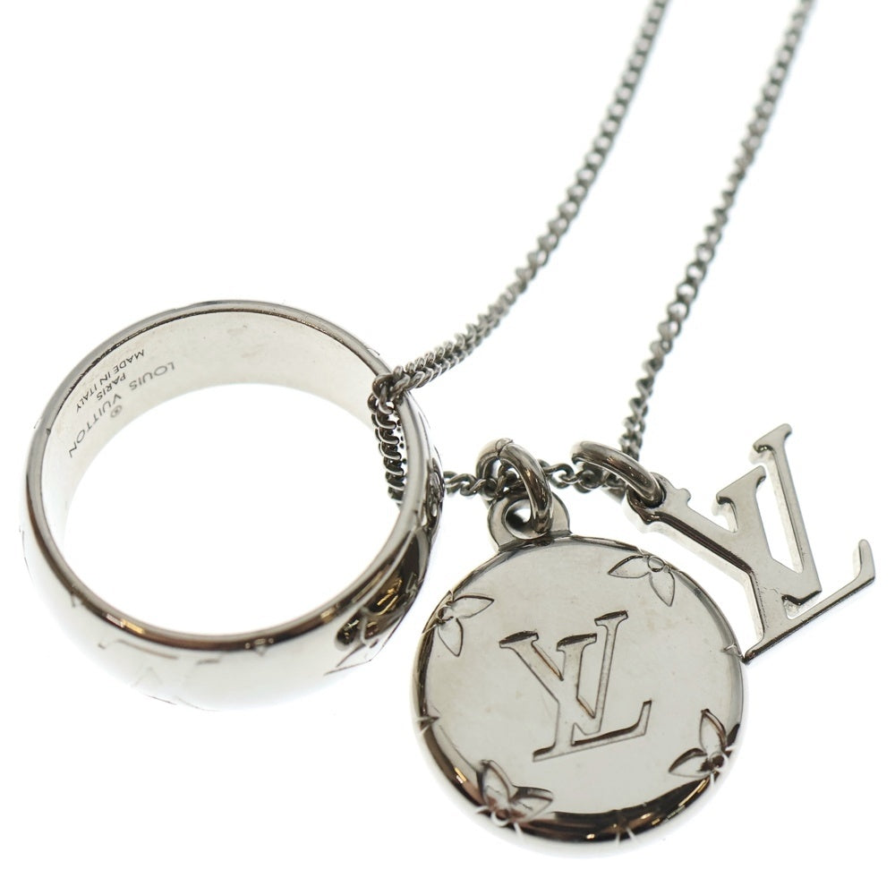 LOUIS VUITTON(ルイヴィトン) ネックレス リングネックレス ペンダント チェーン シルバー M62485