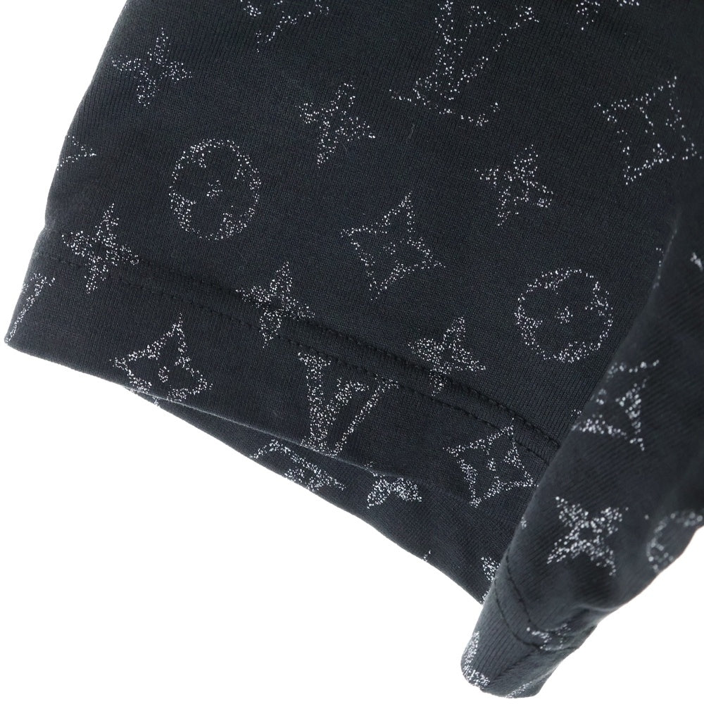 LOUIS VUITTON(ルイヴィトン) 21AW モノグラム グラディエント 総柄プリント クルーネック 半袖Tシャツ カットソー ブラック RM212Q NPG HKY46W