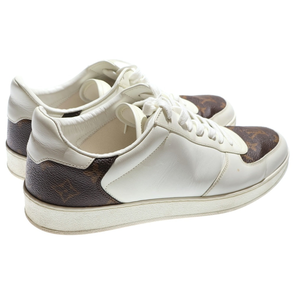 LOUIS VUITTON(ルイヴィトン) リヴォリ ライン モノグラム レザー レースアップ ローカットシューズ スニーカー ホワイト/ブラウン