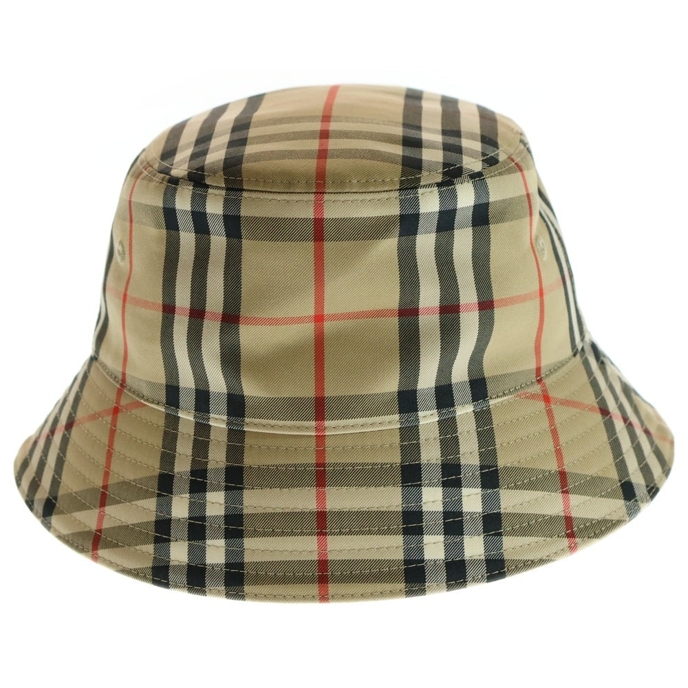 BURBERRY(バーバリー) ノバチェック バケットハット 帽子 ベージュ ポリエステル 8026927