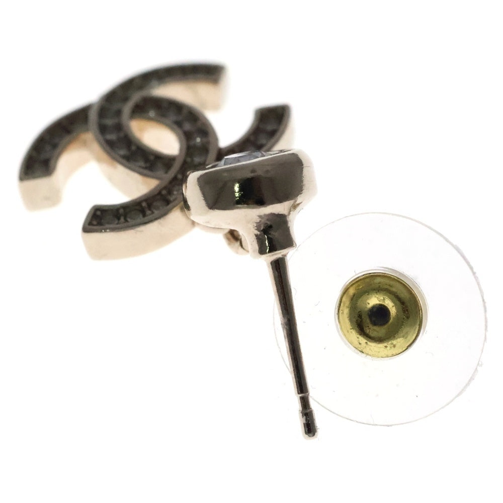 CHANEL(シャネル) ココマーク ラインストーン ピアス ゴールド GP ABC190 B14706
