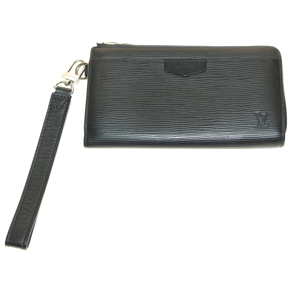LOUIS VUITTON(ルイヴィトン) エピ ジッピー ドラゴンヌ 長財布 ロングウォレット カードケース ブラック レザー M81325 シルバー金具