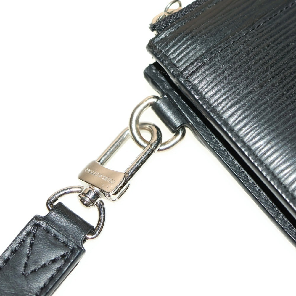 LOUIS VUITTON(ルイヴィトン) エピ ジッピー ドラゴンヌ 長財布 ロングウォレット カードケース ブラック レザー M81325 シルバー金具