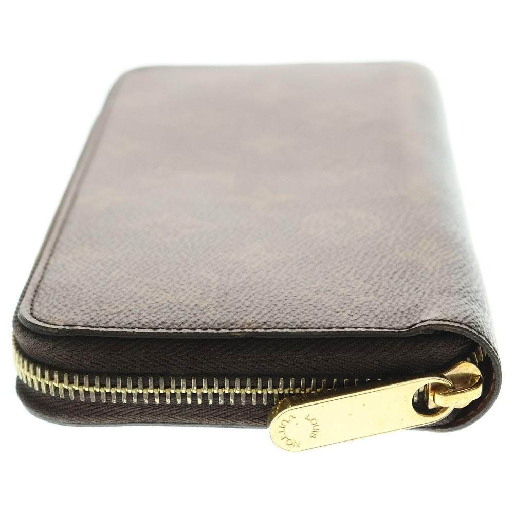 LOUIS VUITTON(ルイヴィトン) ジッピー ウォレット モノグラム PVC レザー ラウンドファスナー ロングウォレット 長財布 ゴールド金具 ブラウン M42616