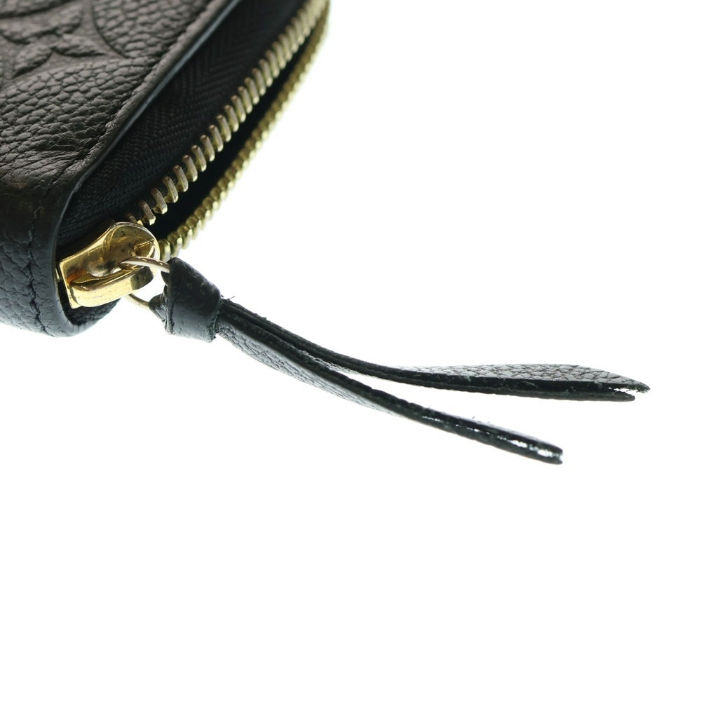 LOUIS VUITTON(ルイヴィトン) ポルトフォイユ クレマンス モノグラム アンプラント エンボスレザー ラウンドファスナー ロングウォレット 長財布 ゴールド金具 ブラック M60171