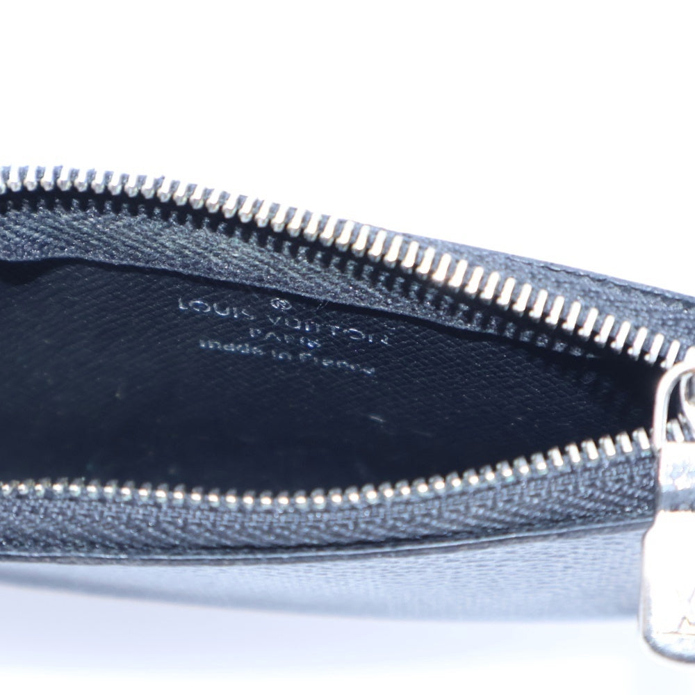 LOUIS VUITTON(ルイヴィトン) ポシェット クレ ダミエ グラフィット PVC レザー コインケース ポーチ 小銭入れ シルバー金具 ブラック N60155