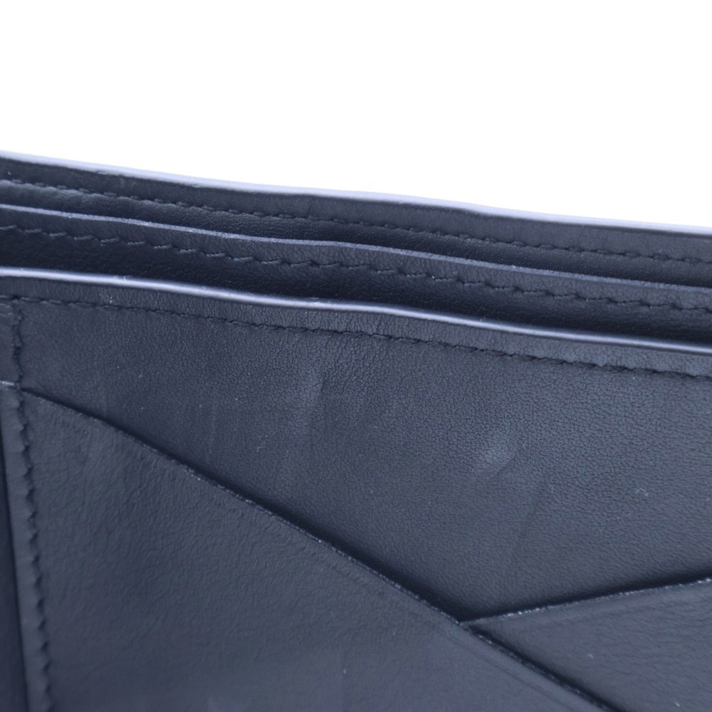 LOUIS VUITTON(ルイヴィトン) ポルトフォイユ ミュルティプル モノグラム トリヨン ノワール エンボスレザー コンパクトウォレット 二つ折り財布 札入れ カードケース ブラック M82072