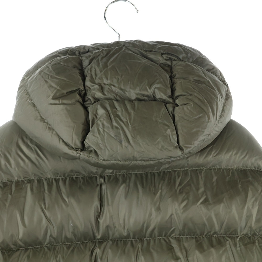 HERNO(ヘルノ) フーデッド ジップアップ ダウンジャケット カーキ レディース PI0676U