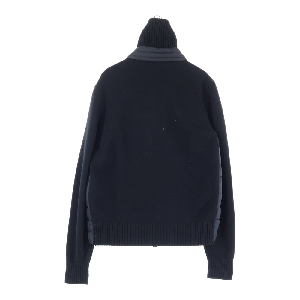 MONCLER(モンクレール) 17AW GRENOBLE グルノーブル ニット切り替え ハイネック ジップアップ ダウンジャケット ブラック C20979400000 94778