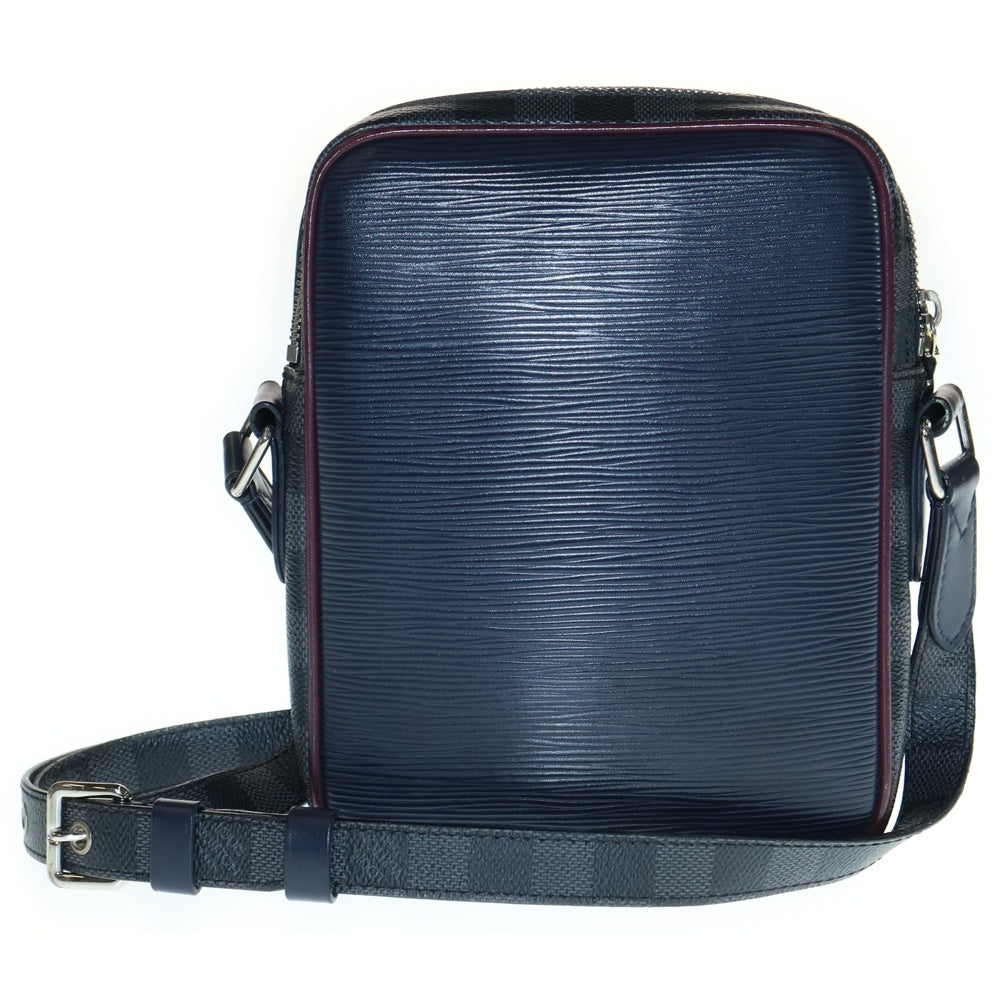 LOUIS VUITTON(ルイヴィトン) エピ×ダミエ・グラフィット ダヌーブ スリム ショルダーバッグ マルチカラー PVC×レザー M55100