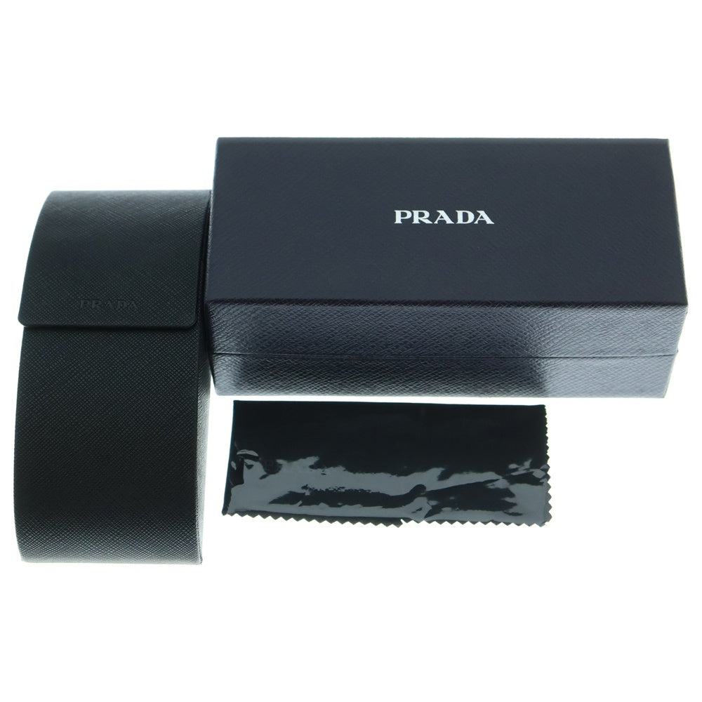 PRADA(プラダ) ロゴテンプル ウェリントン サングラス アイウェア ブラック/ゴールド SPR01O-A レディース