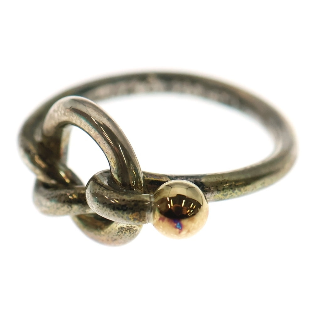 TIFFANY & Co.(ティファニー) ラブノット リング 指輪 Ag925×Au750 シルバー/ゴールド