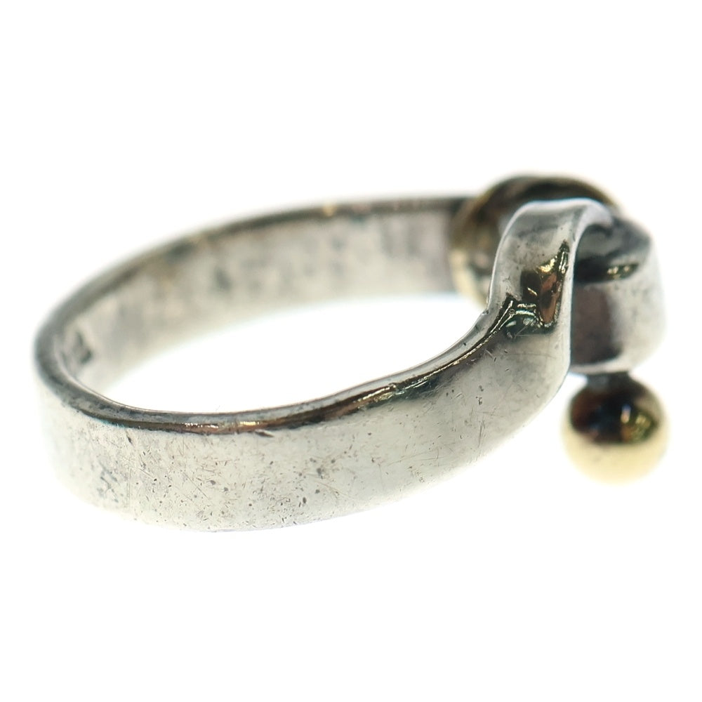 TIFFANY & Co.(ティファニー) フック&アイ リング 指輪 Ag925×Au750 シルバー/ゴールド