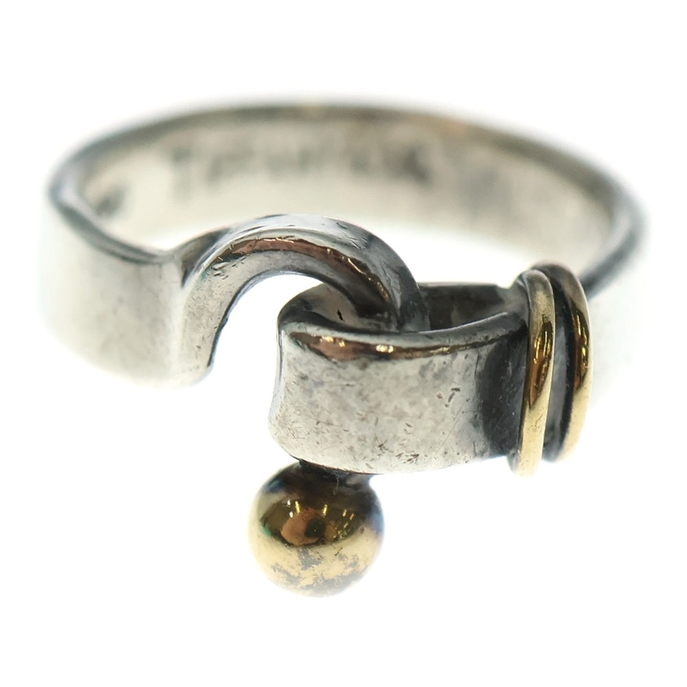 TIFFANY & Co.(ティファニー) フック&アイ リング 指輪 Ag925×Au750 シルバー/ゴールド