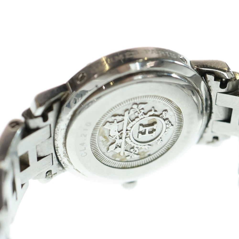 HERMES(エルメス) クリッパー ピンク文字盤 ステンレス SS/QZ 電池式 CL4.210 腕時計 レディース