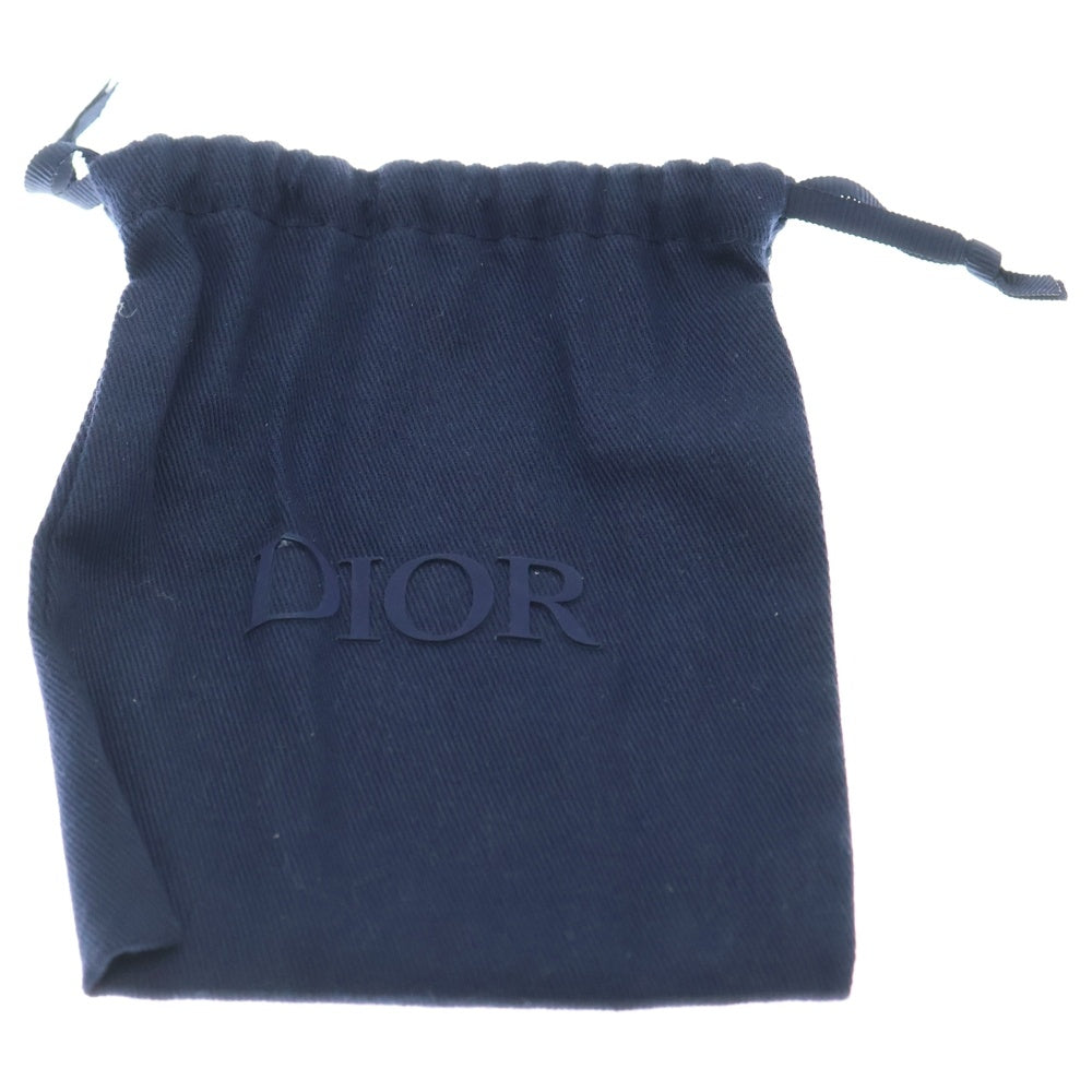 Christian Dior(クリスチャンディオール) CDロゴ ラインストーン レインボー チョーカー ネックレス チェーン シルバー GP