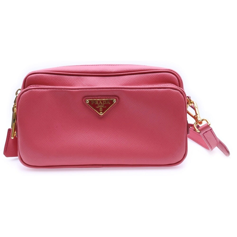 PRADA(プラダ) サフィアーノ 三角ロゴ ショルダーバッグ ミニバッグ 