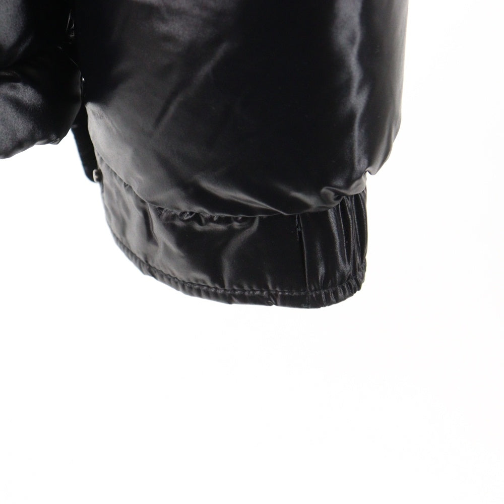 MONCLER(モンクレール) MAYA GIUBBOTTO マヤ ロゴワッペン ダウンジャケット ブルゾン ブラック C20914036605 68950
