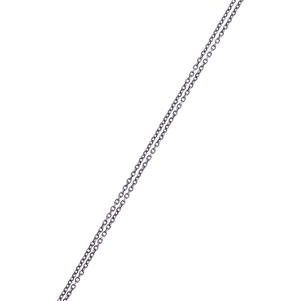 TIFFANY & Co.(ティファニー) リターントゥ ミニ ダブルハート ネックレス ブルー シルバー Ag925 SV