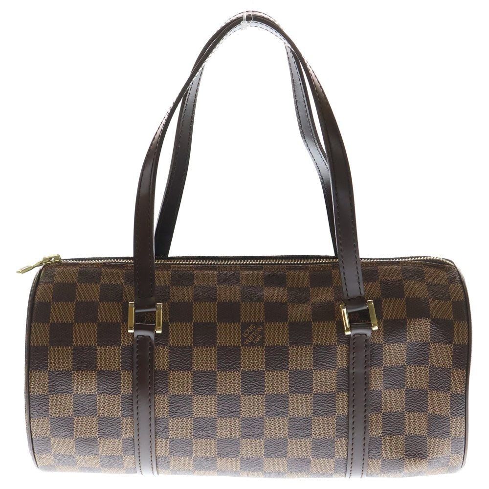 LOUIS VUITTON(ルイヴィトン) ダミエ パピヨンGM ハンドバッグ ブラウン PVC N51303 ゴールド金具