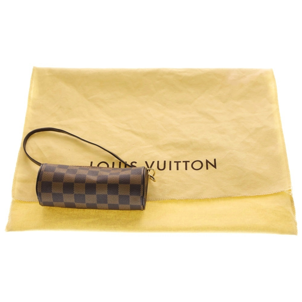 LOUIS VUITTON(ルイヴィトン) ダミエ パピヨンGM ハンドバッグ ブラウン PVC N51303 ゴールド金具
