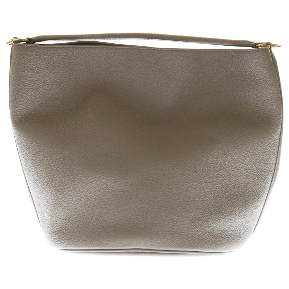 CELINE(セリーヌ) バケット16 セーズ ハンドバッグ トートバッグ グレージュ レザー 195573CR8 ゴールド金具