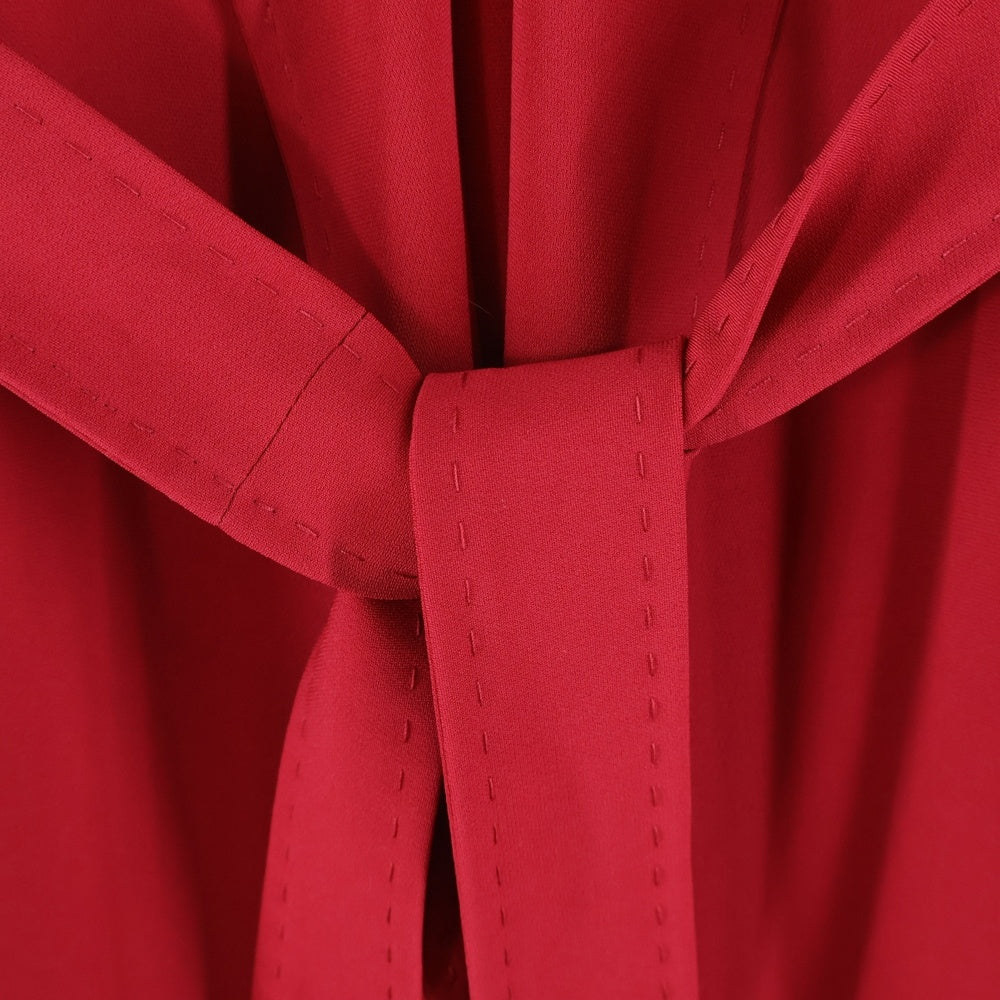 Max Mara(マックスマーラ) トリアセテート テーラードカラー ガウン ロング コート レッド レディース 612106976 07