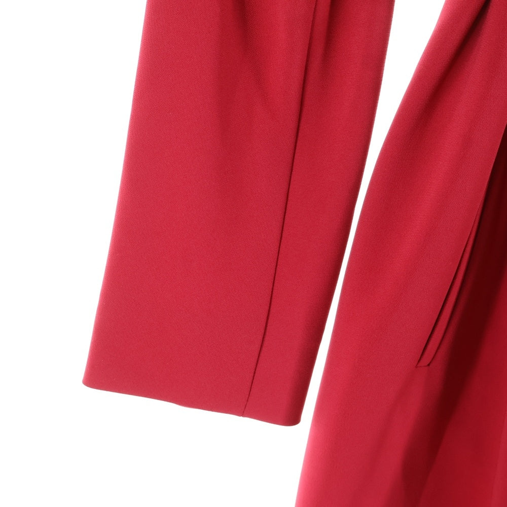 Max Mara(マックスマーラ) トリアセテート テーラードカラー ガウン ロング コート レッド レディース 612106976 07