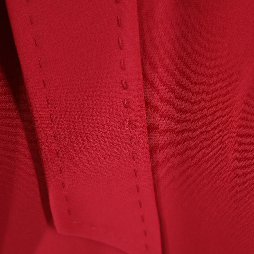 Max Mara(マックスマーラ) トリアセテート テーラードカラー ガウン ロング コート レッド レディース 612106976 07