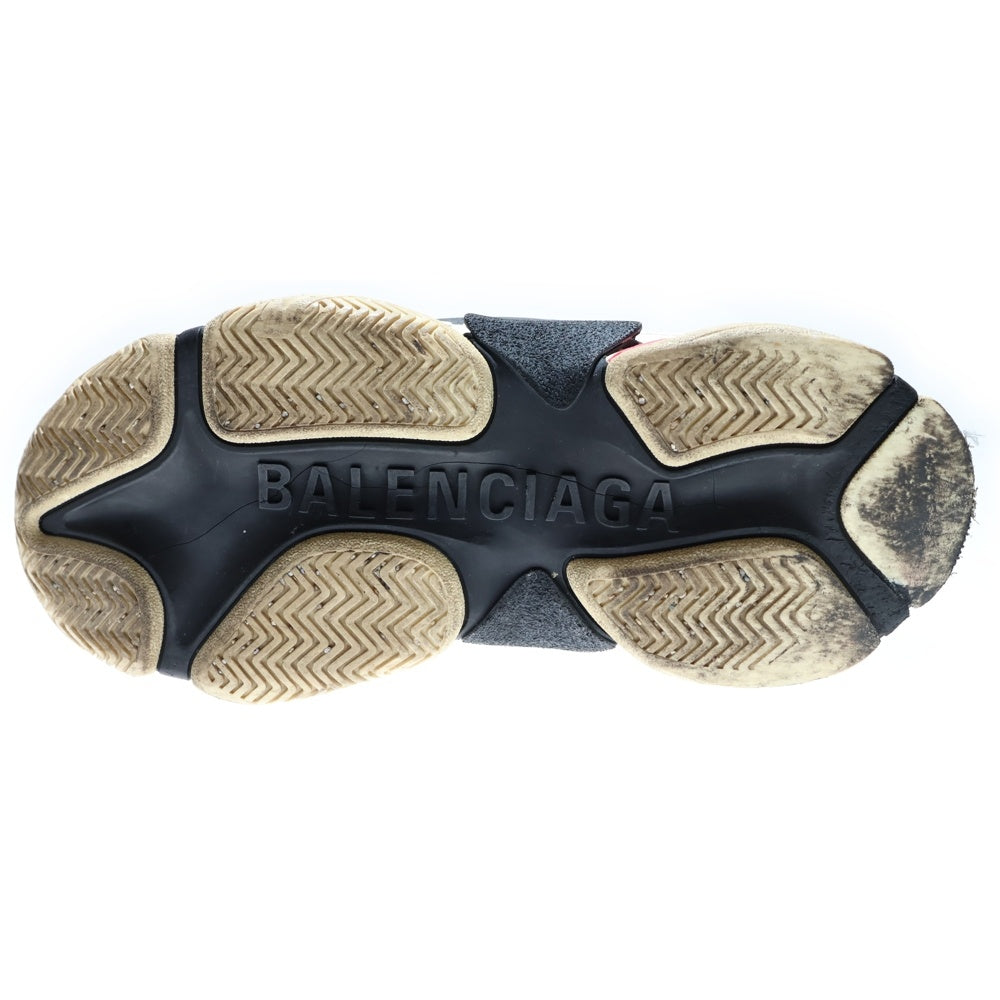 BALENCIAGA(バレンシアガ) Triple S トリプル S レースアップローカットスニーカー 524039 ホワイト/ブラック/ピンク 37/24.5cm