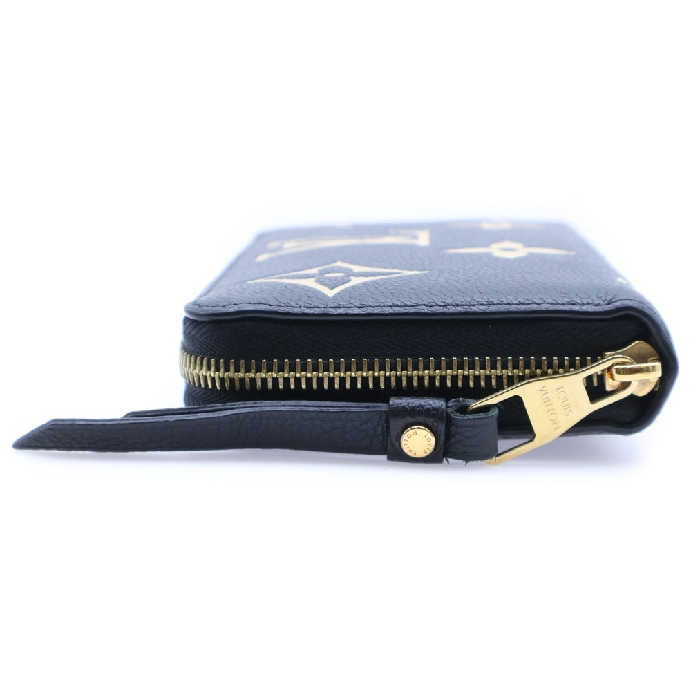 LOUIS VUITTON(ルイヴィトン) モノグラム・アンプラント ジッピー・ウォレット ロングウォレット 長財布 バイカラー ブラック×ベージュ レザー M80481 ゴールド金具