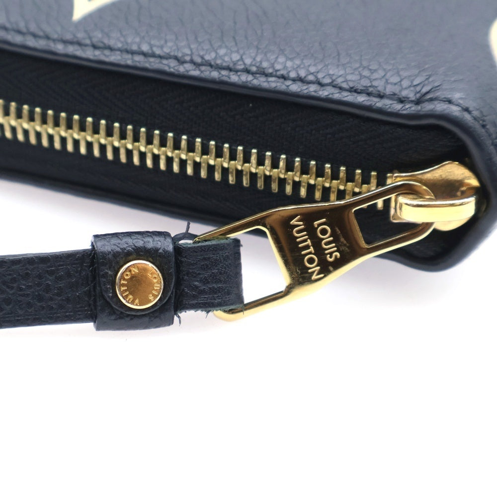 LOUIS VUITTON(ルイヴィトン) モノグラム・アンプラント ジッピー・ウォレット ロングウォレット 長財布 バイカラー ブラック×ベージュ レザー M80481 ゴールド金具