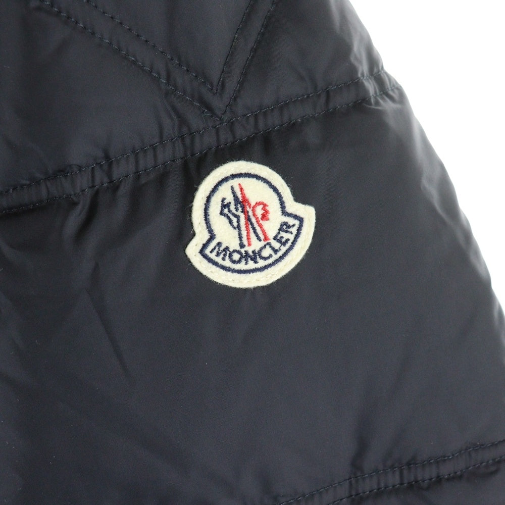 MONCLER(モンクレール) ALFRED アルフレッド ワッペンロゴ フーデッド ジップアップ ダウンジャケット ブラック 420914138385 53227