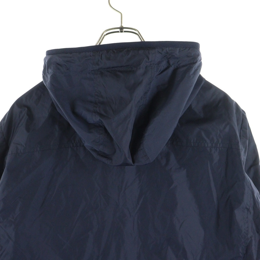 MONCLER(モンクレール) ADAM アダム ワッペンロゴ フーデッド ジップアップ ナイロンジャケット ネイビー 210914115205 68352