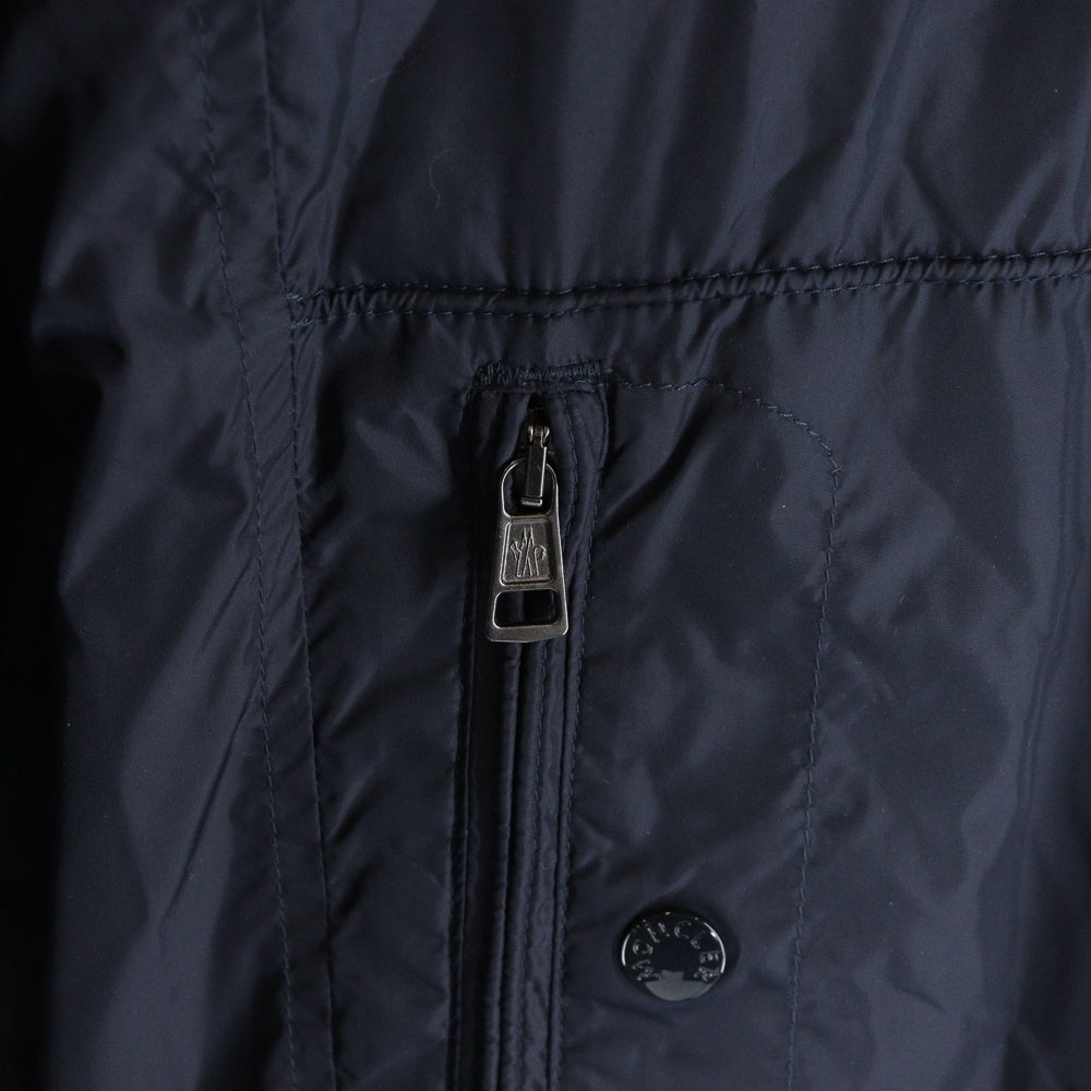 MONCLER(モンクレール) ADAM アダム ワッペンロゴ フーデッド ジップアップ ナイロンジャケット ネイビー 210914115205 68352