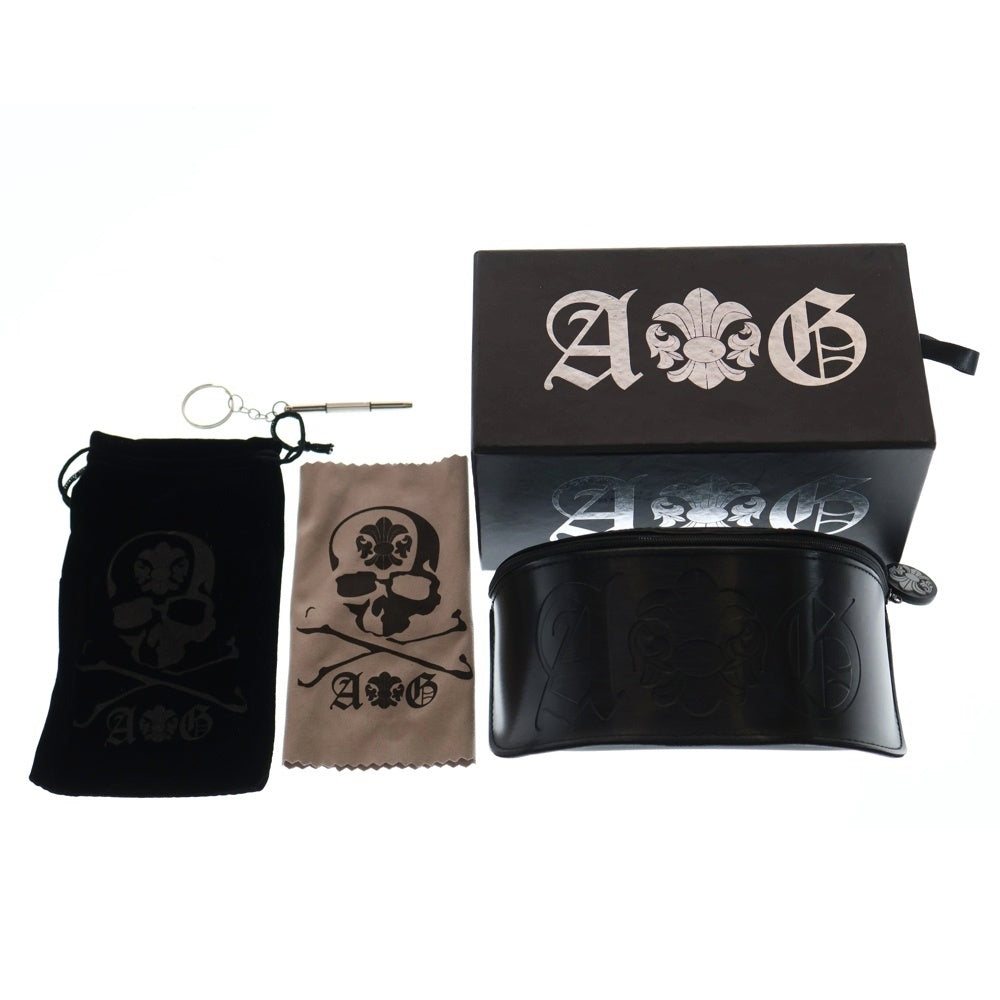 A&G(エーアンドジー) Manhattan Beach マンハッタン ビーチ カットアウト FDL テンプル ティアドロップ フレーム カラーレンズ サングラス メガネ 眼鏡 アイウェア ブラック