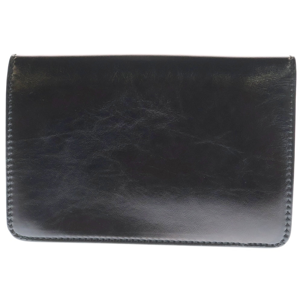 Christian Dior(クリスチャンディオール) デュオレボリューション クラッチバッグ セカンドバッグ ケース ブラック レザー ゴールド金具