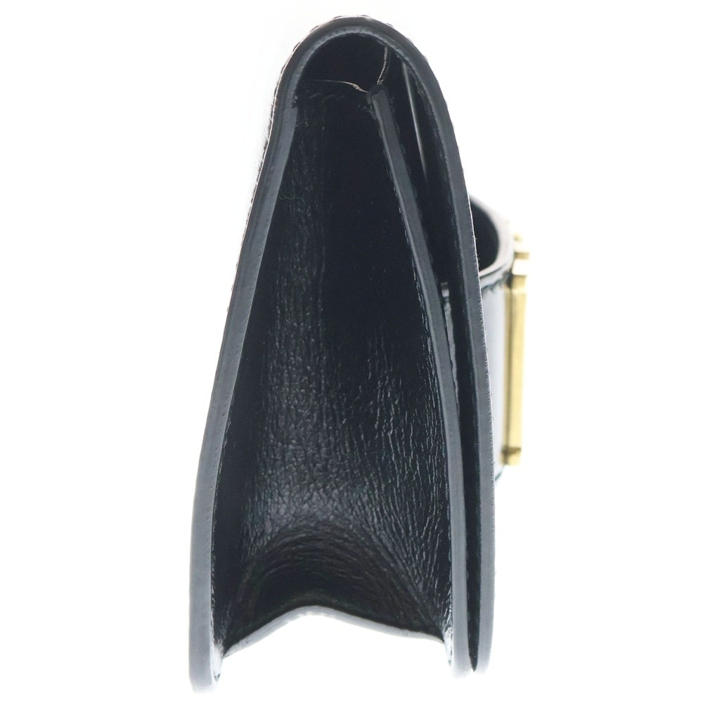 Christian Dior(クリスチャンディオール) デュオレボリューション クラッチバッグ セカンドバッグ ケース ブラック レザー ゴールド金具