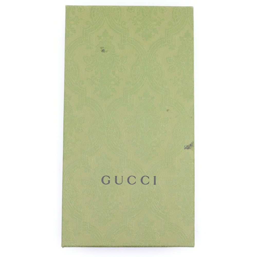 GUCCI(グッチ) GGマーモント ラウンドファスナー ロングウォレット カードケース 長財布 ブラック レザー 456117 ゴールド金具